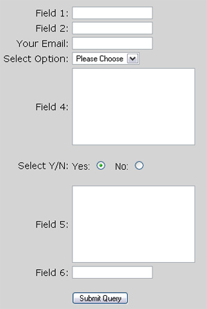 contact form